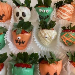 Chocolate Cover Strawberries- Halloween